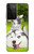 S3795 Peinture Husky Sibérien Ludique Chaton Grincheux Etui Coque Housse pour Samsung Galaxy S21 Ultra 5G