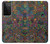 S3815 Art psychédélique Etui Coque Housse pour Samsung Galaxy S21 Ultra 5G