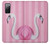 S3805 Flamant Rose Pastel Etui Coque Housse pour Samsung Galaxy S20 FE