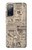 S3819 Papier Vintage rétro Etui Coque Housse pour Samsung Galaxy S20 FE