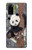S3793 Peinture de neige mignon bébé panda Etui Coque Housse pour Samsung Galaxy S20