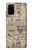 S3819 Papier Vintage rétro Etui Coque Housse pour Samsung Galaxy S20 Plus, Galaxy S20+