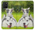 S3795 Peinture Husky Sibérien Ludique Chaton Grincheux Etui Coque Housse pour Samsung Galaxy S10 Lite