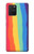 S3799 Arc-en-ciel aquarelle vertical mignon Etui Coque Housse pour Samsung Galaxy S10 Lite