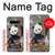 S3793 Peinture de neige mignon bébé panda Etui Coque Housse pour Samsung Galaxy S10 Plus