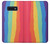 S3799 Arc-en-ciel aquarelle vertical mignon Etui Coque Housse pour Samsung Galaxy S10e