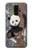 S3793 Peinture de neige mignon bébé panda Etui Coque Housse pour Samsung Galaxy S9 Plus