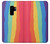 S3799 Arc-en-ciel aquarelle vertical mignon Etui Coque Housse pour Samsung Galaxy S9 Plus