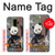 S3793 Peinture de neige mignon bébé panda Etui Coque Housse pour Samsung Galaxy S9