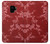 S3817 Motif de fleurs de cerisier floral rouge Etui Coque Housse pour Samsung Galaxy S9