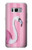 S3805 Flamant Rose Pastel Etui Coque Housse pour Samsung Galaxy S8