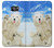 S3794 Ours polaire arctique amoureux de la peinture de phoque Etui Coque Housse pour Samsung Galaxy S7 Edge