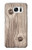 S3822 Graphique de la texture du bois imprimé Etui Coque Housse pour Samsung Galaxy S7