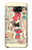 S3820 Poupée de papier de mode de cow-girl vintage Etui Coque Housse pour Samsung Galaxy S6 Edge Plus