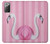 S3805 Flamant Rose Pastel Etui Coque Housse pour Samsung Galaxy Note 20