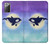 S3807 Killer Whale Orca Lune Pastel Fantaisie Etui Coque Housse pour Samsung Galaxy Note 20