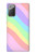 S3810 Vague d'été licorne pastel Etui Coque Housse pour Samsung Galaxy Note 20