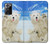 S3794 Ours polaire arctique amoureux de la peinture de phoque Etui Coque Housse pour Samsung Galaxy Note 20 Ultra, Ultra 5G