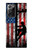 S3803 Électricien monteur de lignes drapeau américain Etui Coque Housse pour Samsung Galaxy Note 20 Ultra, Ultra 5G