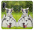 S3795 Peinture Husky Sibérien Ludique Chaton Grincheux Etui Coque Housse pour Samsung Galaxy Note 10 Plus