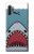 S3825 Plongée en mer de requin de dessin animé Etui Coque Housse pour Samsung Galaxy Note 10 Plus