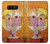 S3811 Paul Klee Senecio Homme Tête Etui Coque Housse pour Note 8 Samsung Galaxy Note8