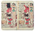 S3820 Poupée de papier de mode de cow-girl vintage Etui Coque Housse pour Samsung Galaxy Note 4