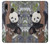 S3793 Peinture de neige mignon bébé panda Etui Coque Housse pour Samsung Galaxy A20, Galaxy A30