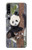 S3793 Peinture de neige mignon bébé panda Etui Coque Housse pour Samsung Galaxy A20s