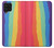 S3799 Arc-en-ciel aquarelle vertical mignon Etui Coque Housse pour Samsung Galaxy A22 4G