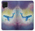 S3802 Rêve Baleine Pastel Fantaisie Etui Coque Housse pour Samsung Galaxy A22 4G