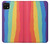 S3799 Arc-en-ciel aquarelle vertical mignon Etui Coque Housse pour Samsung Galaxy A22 5G