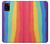 S3799 Arc-en-ciel aquarelle vertical mignon Etui Coque Housse pour Samsung Galaxy A31