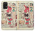 S3820 Poupée de papier de mode de cow-girl vintage Etui Coque Housse pour Samsung Galaxy A32 4G