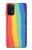 S3799 Arc-en-ciel aquarelle vertical mignon Etui Coque Housse pour Samsung Galaxy A32 5G