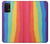 S3799 Arc-en-ciel aquarelle vertical mignon Etui Coque Housse pour Samsung Galaxy A32 5G