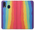 S3799 Arc-en-ciel aquarelle vertical mignon Etui Coque Housse pour Samsung Galaxy A40