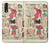 S3820 Poupée de papier de mode de cow-girl vintage Etui Coque Housse pour Samsung Galaxy A50