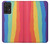 S3799 Arc-en-ciel aquarelle vertical mignon Etui Coque Housse pour Samsung Galaxy A52, Galaxy A52 5G