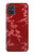 S3817 Motif de fleurs de cerisier floral rouge Etui Coque Housse pour Samsung Galaxy A71 5G