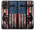 S3803 Électricien monteur de lignes drapeau américain Etui Coque Housse pour Samsung Galaxy A72, Galaxy A72 5G