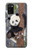 S3793 Peinture de neige mignon bébé panda Etui Coque Housse pour Samsung Galaxy A02s, Galaxy M02s