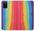S3799 Arc-en-ciel aquarelle vertical mignon Etui Coque Housse pour Samsung Galaxy A02s, Galaxy M02s
