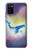 S3802 Rêve Baleine Pastel Fantaisie Etui Coque Housse pour Samsung Galaxy A02s, Galaxy M02s
