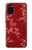 S3817 Motif de fleurs de cerisier floral rouge Etui Coque Housse pour Samsung Galaxy A02s, Galaxy M02s