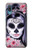 S3821 Sugar Skull Steampunk Fille Gothique Etui Coque Housse pour Samsung Galaxy A04, Galaxy A02, M02