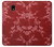 S3817 Motif de fleurs de cerisier floral rouge Etui Coque Housse pour Samsung Galaxy J7 (2018), J7 Aero, J7 Top, J7 Aura, J7 Crown, J7 Refine, J7 Eon, J7 V 2nd Gen, J7 Star