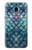 S3809 Écaille de poisson sirène Etui Coque Housse pour Samsung Galaxy J3 (2018), J3 Star, J3 V 3rd Gen, J3 Orbit, J3 Achieve, Express Prime 3, Amp Prime 3