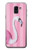 S3805 Flamant Rose Pastel Etui Coque Housse pour Samsung Galaxy J6 (2018)