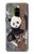 S3793 Peinture de neige mignon bébé panda Etui Coque Housse pour Samsung Galaxy A8 (2018)